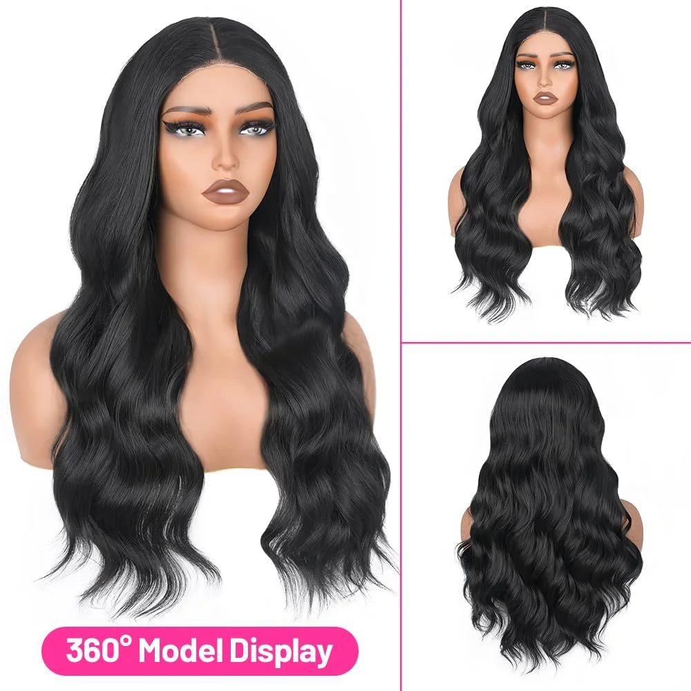Wear And Go Glueless Wigs Human Hair Pre Plucked Pre Cut Body Wave Wigs For Black Women Glueless Lace Closure Human Hair Wig