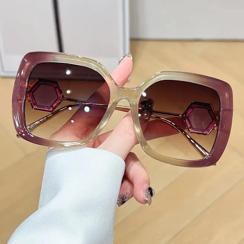 Fashion trend Design Sense Large framed sunglasses for men and women Summer Party Party decoration photo holiday gift glasses