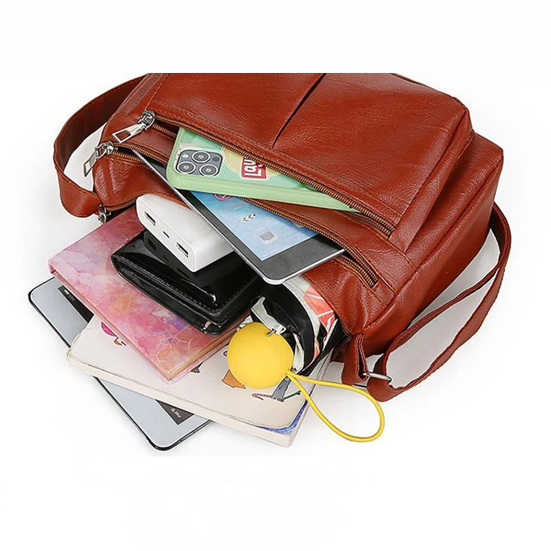 Women's Bag 2024 Trend Korean Handbags Designer Luxury Brand Ladies Shoulder Bags Soft Leather Fashion Versatile Crossbody Bag