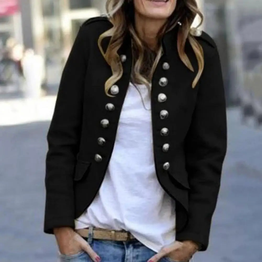 Women's Blazers Jacket 2024 Oversize 5XL Autumn Female Jacket Office Long Sleeve Solid Color Coat Loose Casual Clothes