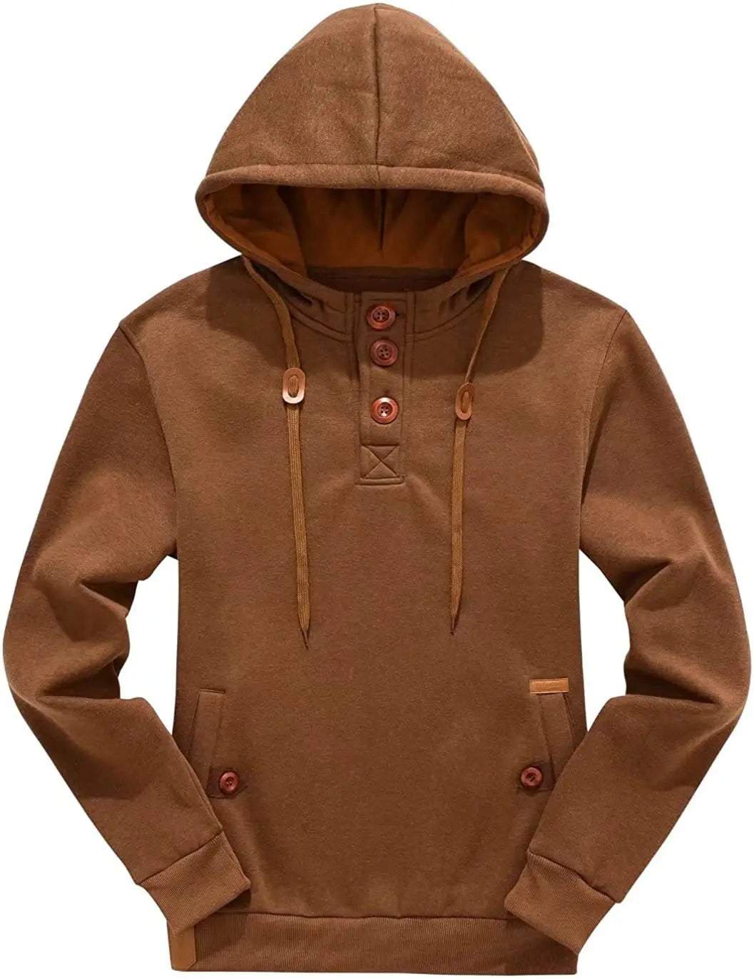 Men's Winter Soft Jackets Windbreak Coats Hooded Single Breasted Button Thick Casual Streetwear Fashion New Male Winter Clothing