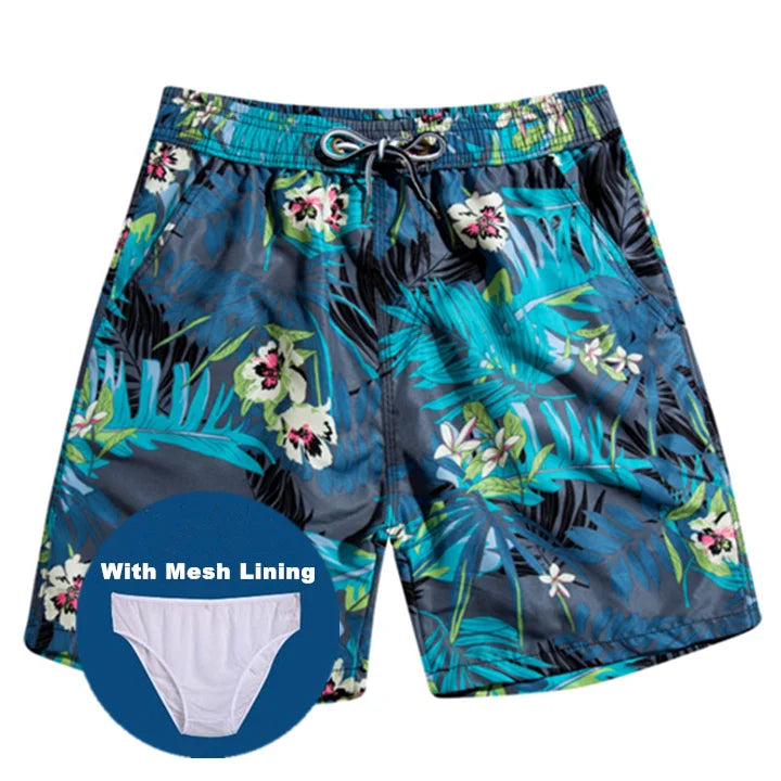 Matching Couple Swimsuit Swimming Shorts Men Swimwear Women Bermuda Surf Trunks Boardshort Summer Quick Dry Beach Swiming Shorts