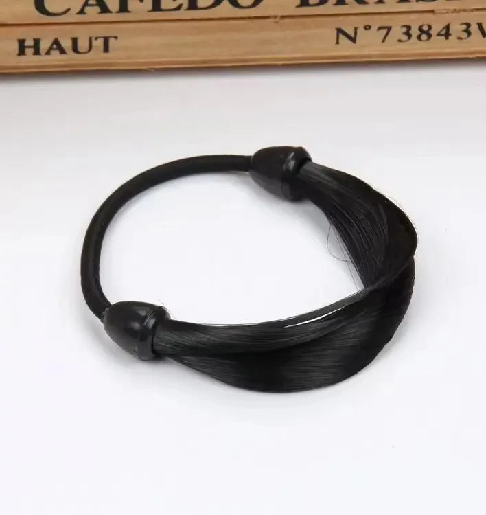 Wig Bangs Headband Synthetic Bangs Hair Extension Fake Fringe Natural Hair Clip on Hairpieces for Women Invisible Natural Clip