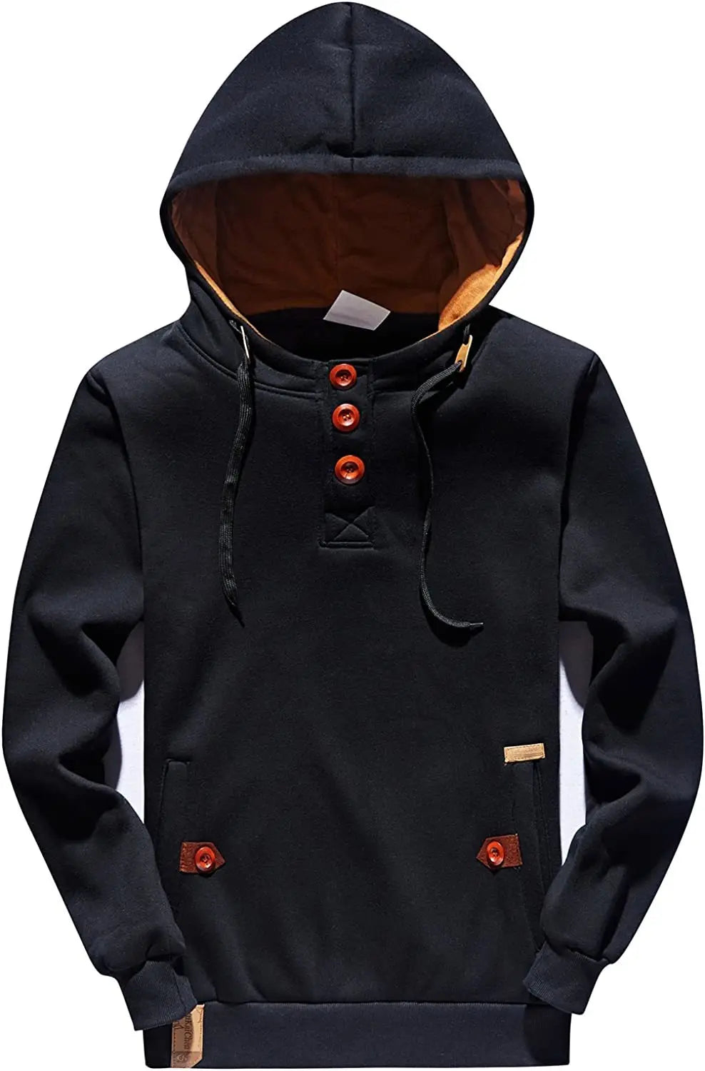 Men's Winter Soft Jackets Windbreak Coats Hooded Single Breasted Button Thick Casual Streetwear Fashion New Male Winter Clothing