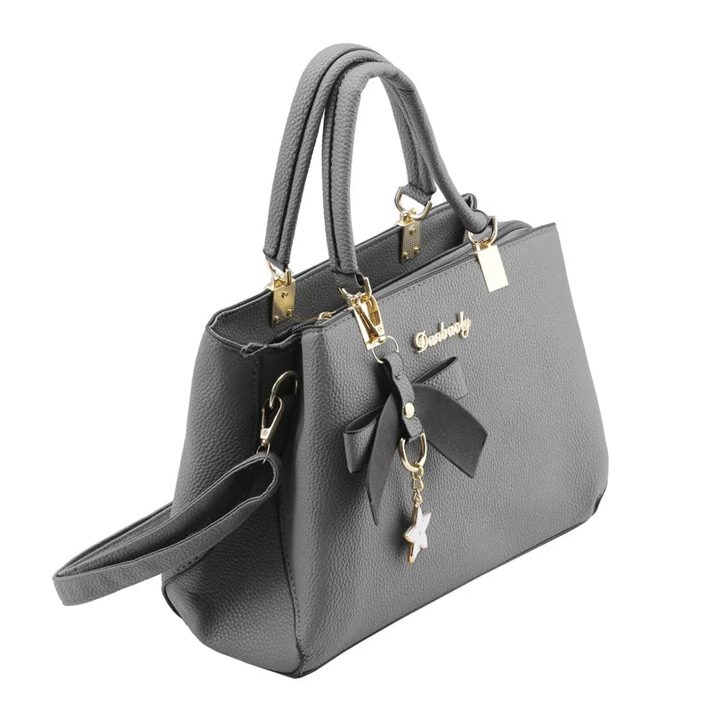 Fashion Women Handbags PU Totes Bag Top-handle Embroidery Crossbody Bag Shoulder Bag Lady Simple Style Hand Bags