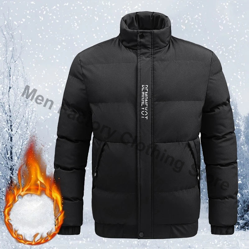 Winter Men's Jacket Fashion Men Thermal Parkas Coats Casual Classic Outwear Windbreaker Warm Padded Jackets Men Clothing