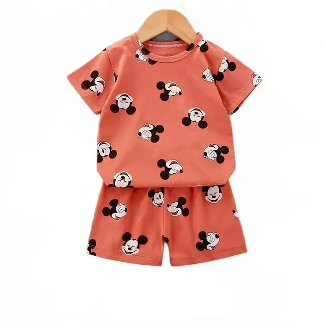 Boys Clothes set 2025 summer Cartoon Suit For Kids Fashion Leisure Boy Clothings Set 1-4year kids clothes