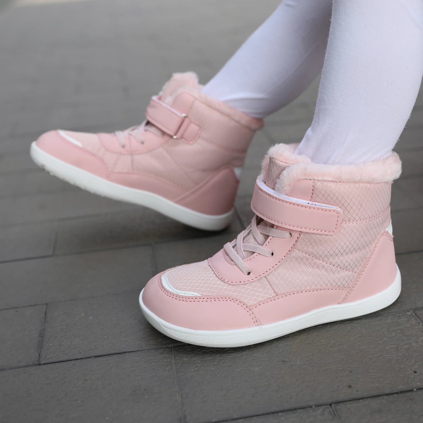 New Children's Winter Shoes Snow Long Boots Winter Cotton Boots Thick Cotton Shoes Velvet Warm Walking Shoes For Girl and Boy