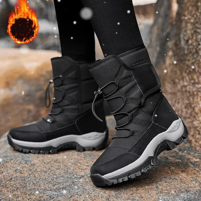 Winter Women Snow Boot Plush Fashion Ankle Boots High Top Waterproof Warm Fur Boots Platform