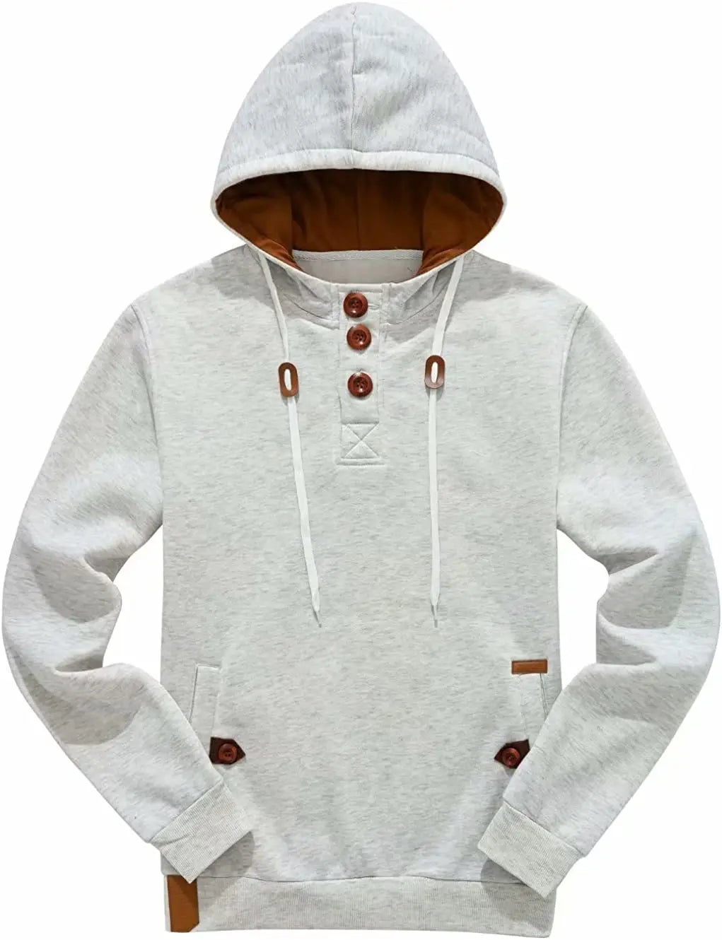 Men's Winter Soft Jackets Windbreak Coats Hooded Single Breasted Button Thick Casual Streetwear Fashion New Male Winter Clothing