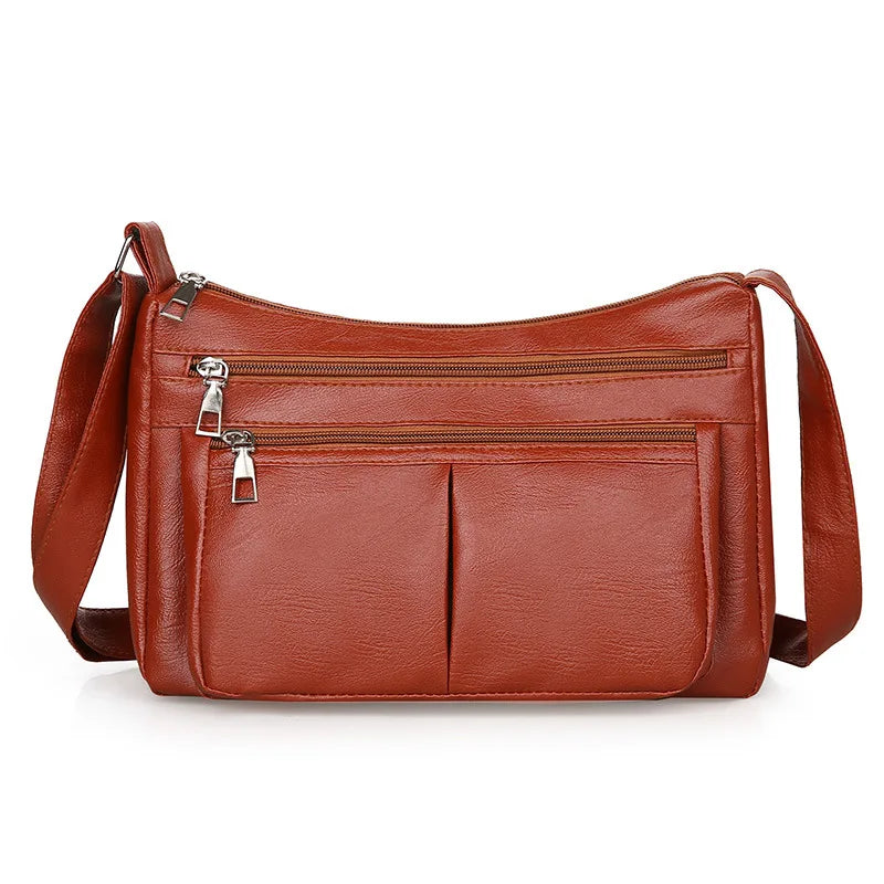 Women's Bag 2024 Trend Korean Handbags Designer Luxury Brand Ladies Shoulder Bags Soft Leather Fashion Versatile Crossbody Bag
