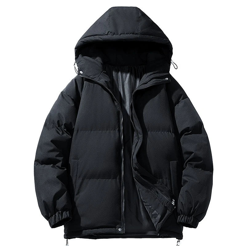 Winter Men's Warm Waterproof Padded Jacket Fashion Male Cotton Thick Hooded Parkas Man Windbreaker Thermal Puffer Coats Clothing
