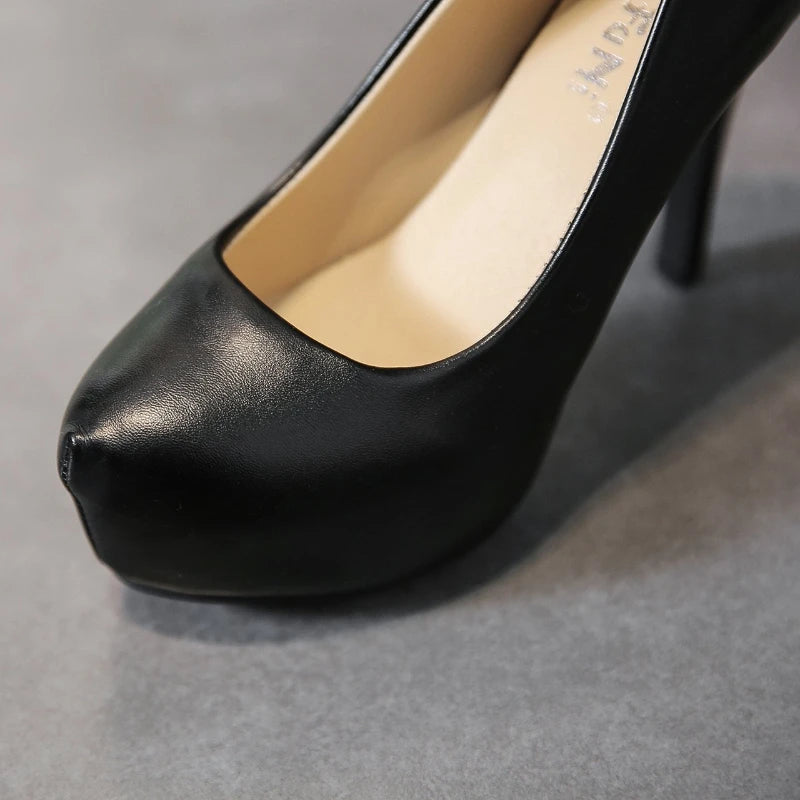 Women Shoes Red Sole High Heels Sexy Pointed Toe Red Sole 12cm Pumps Wedding Dress Shoes Nude Black Color Red Bottom High Heels
