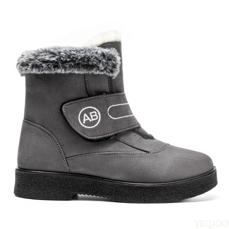 Fashionable versatile Women's Winter Shoes minimalist comfortable Super Warm Ankle Boots Woman Snow Boots Low Heels Shoes