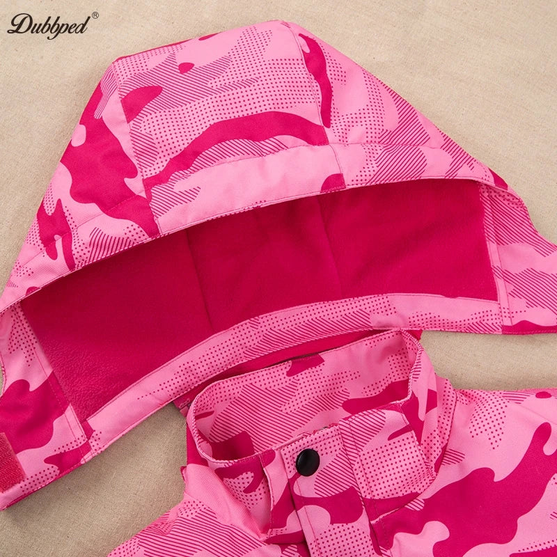 Dubbped Long Winter Coat For Children Boys Girls Jackets Overcoat Thick Kids Warm Outerwear Hooded Snowsuit Wind Proof Clothes