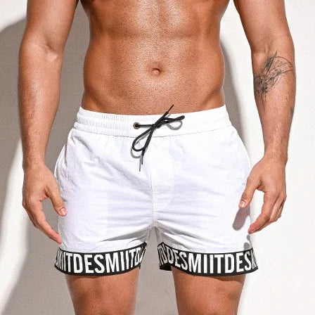 Desmiit Board Swimming Shorts Men Swimwear Quick Dry Surf Beach Shorts Boardshorts Mens Swim Trunk Sport Short with Liner