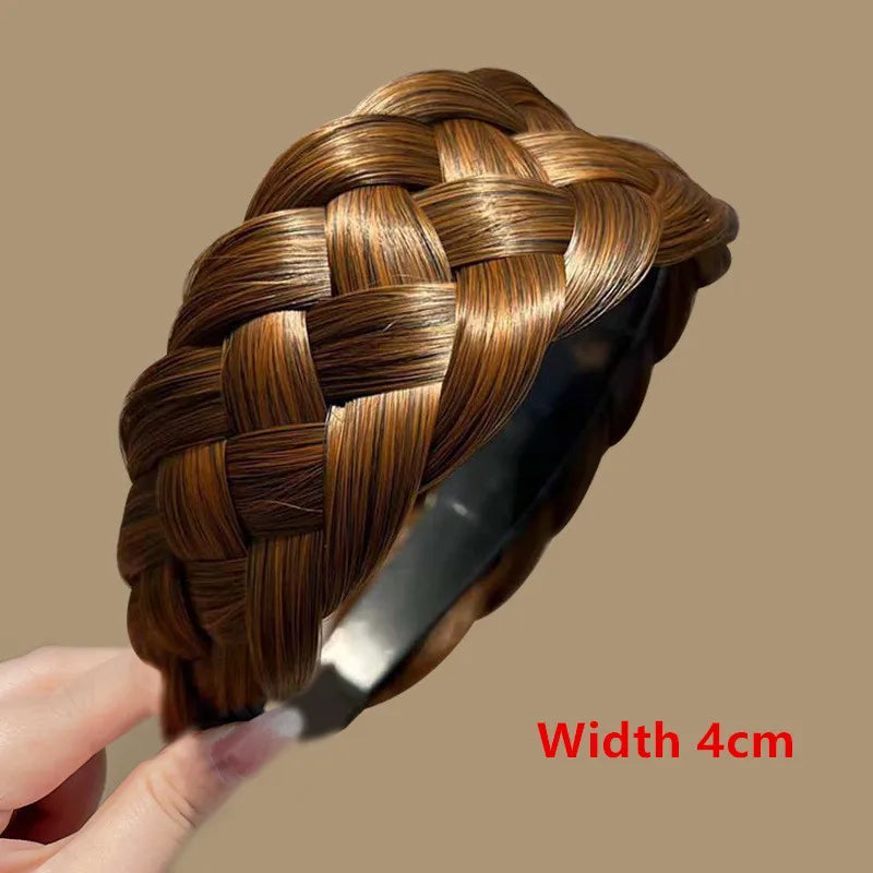 Wig Bangs Headband Synthetic Bangs Hair Extension Fake Fringe Natural Hair Clip on Hairpieces for Women Invisible Natural Clip