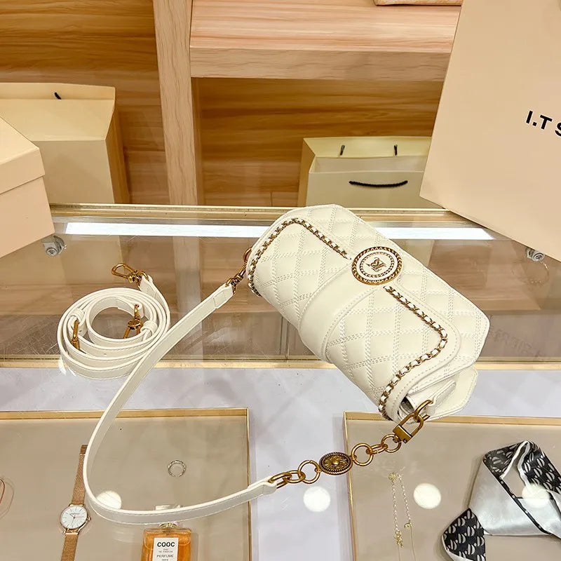 Women's handbag designer underarm bag, women's 2024 new autumn and winter high-end texture handbag, crossbody shoulder bag
