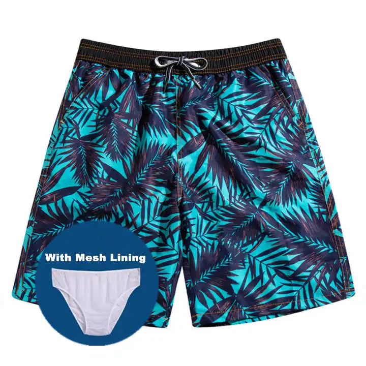 Matching Couple Swimsuit Swimming Shorts Men Swimwear Women Bermuda Surf Trunks Boardshort Summer Quick Dry Beach Swiming Shorts