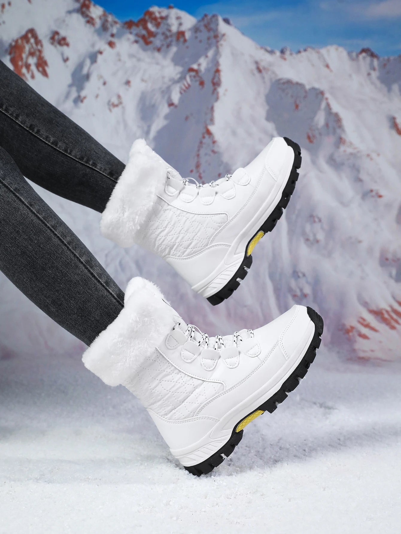 Women Winter Boot Designer Boots for Warm Ankle Fur Booties Snow Boots