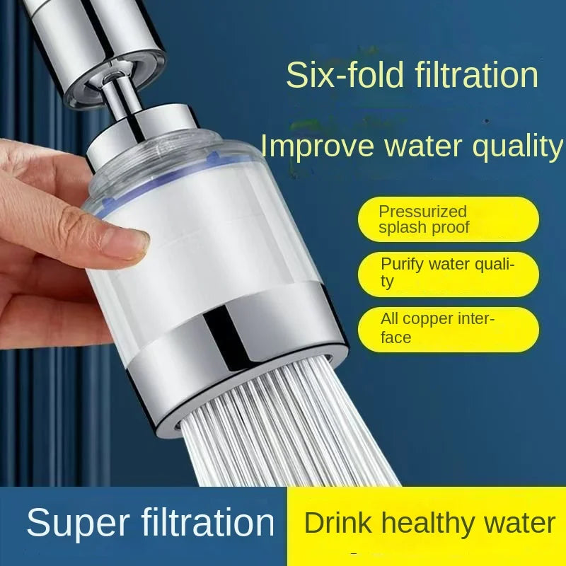 Faucet filter Universal universal spill-proof sprinkler Kitchen faucet Household items Water purifier Household rotatable