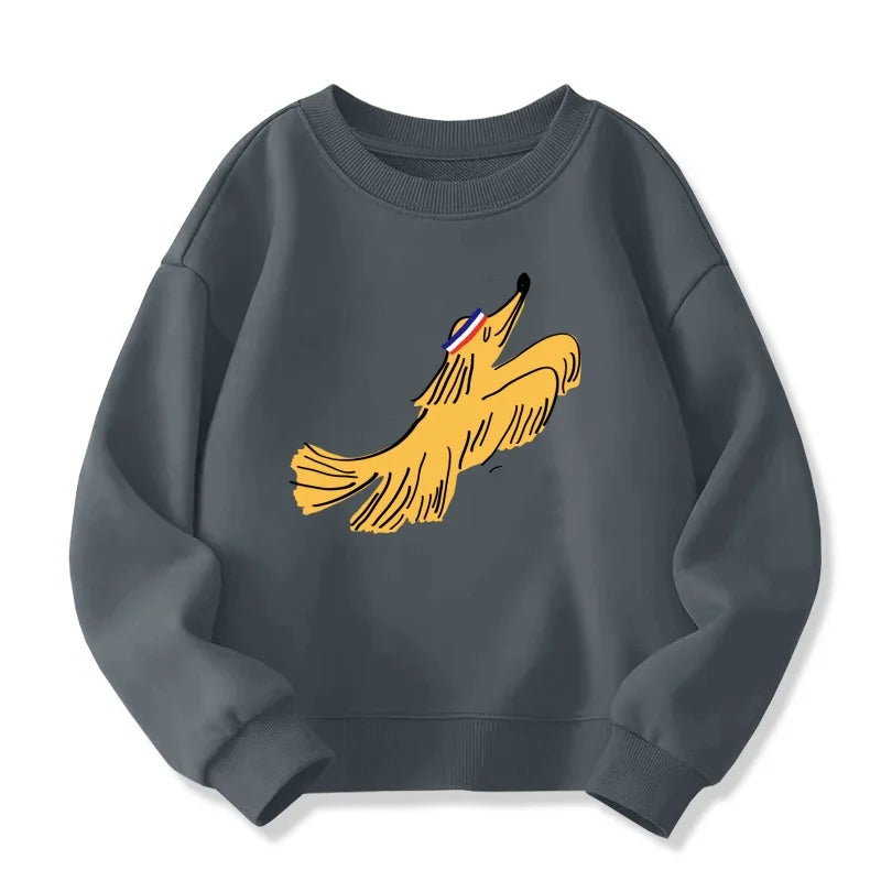 Boys Graphic Sweatshrits 2025 Spring Cotton Tops for Girls Long Sleeve Children Pullovers Cartoon Toddler Outerwear Kids Hoodies