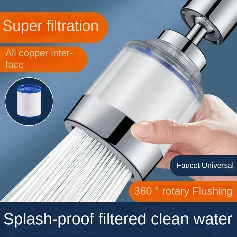 Faucet filter Universal universal spill-proof sprinkler Kitchen faucet Household items Water purifier Household rotatable