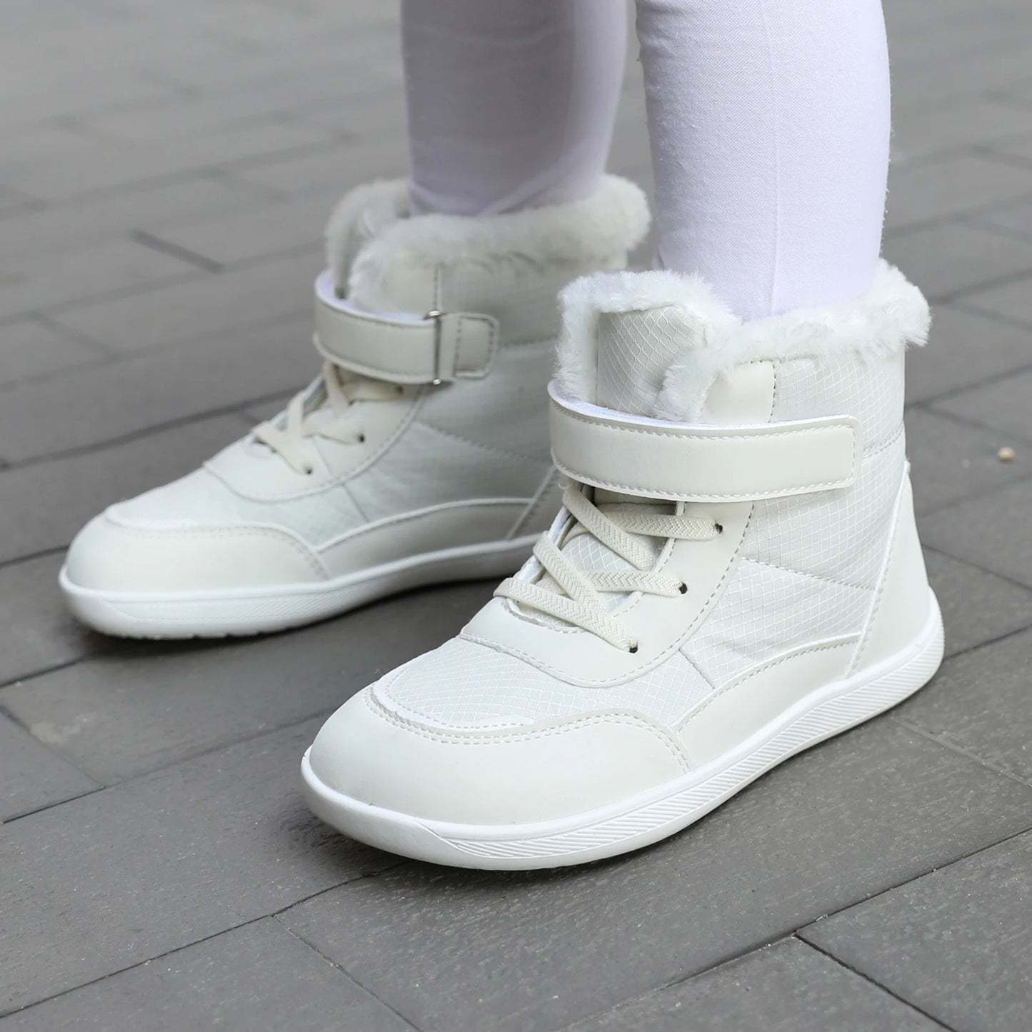 New Children's Winter Shoes Snow Long Boots Winter Cotton Boots Thick Cotton Shoes Velvet Warm Walking Shoes For Girl and Boy