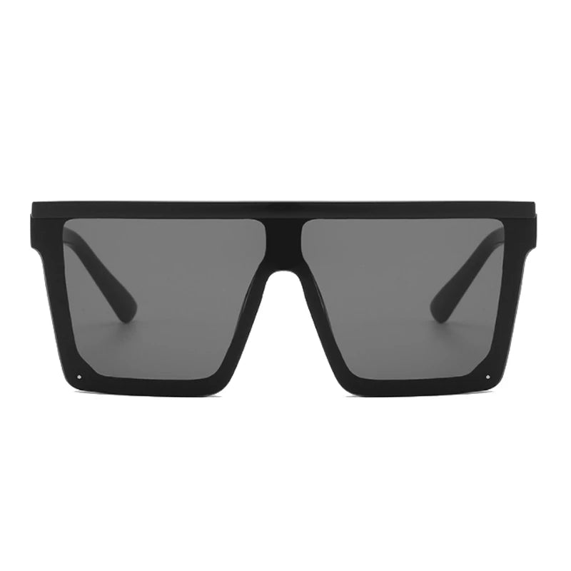 Fashion Square Sunglasses Woman Brand Designer Sun Glasses Female Big Frame One-piece Mirror Gradient Oculos De Sol Feminino
