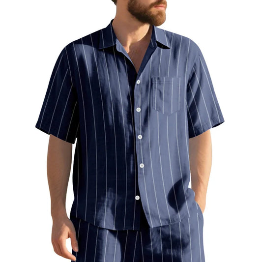 Shirt, men's short-sleeved inner with non-ironing loose casual jacket, ruffian handsome white boys shirt