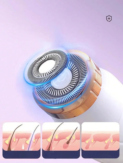 Rechargeable Lady Shaver Hair Remover Women Razor Cordless Facial Hair Remover Machine Bikini Trimmer Leg Electric Razor