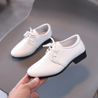 Boy Leather Shoes Children Shoe Dress for Boy Black Performance Shoes for Students Kid Shoes for Boy Toddler Shoe Zapatos Niña