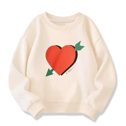 Boys Graphic Sweatshrits 2025 Spring Cotton Tops for Girls Long Sleeve Children Pullovers Cartoon Toddler Outerwear Kids Hoodies