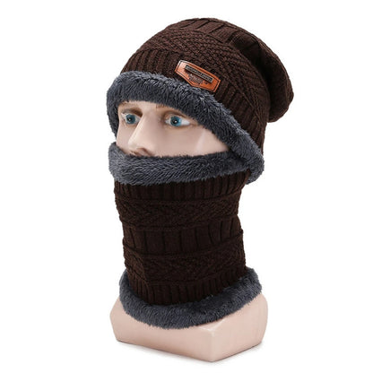Boys Winter Hats and Scarves Set Boys Girls Add Thick Hats and Necklaces In Autumn Cute Baby Hats for Children Ages3-8Years