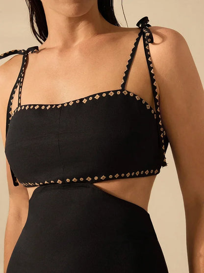 Chic Printed Backless Halter Dress Lace Up Slimming Maxi Dresses High Waist  Party Robes 2025 New Lady Vacation Party Clothing