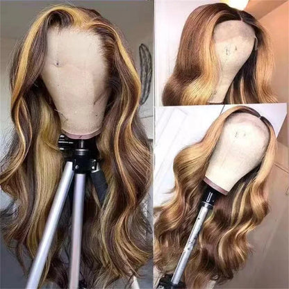 Double Drawn Bouncy Wig Body Wave 13x4 HD Lace Front Wigs for Women Brazilian Remy Human Hair Lace Frontal Wigs