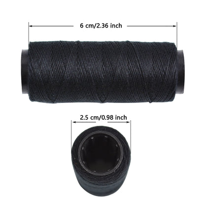 Wig Needle Sets 8 Pcs Needles and 3 Colors Sewing Threads Using for Making Wigs DIY Hand Sewing Hair Extensions