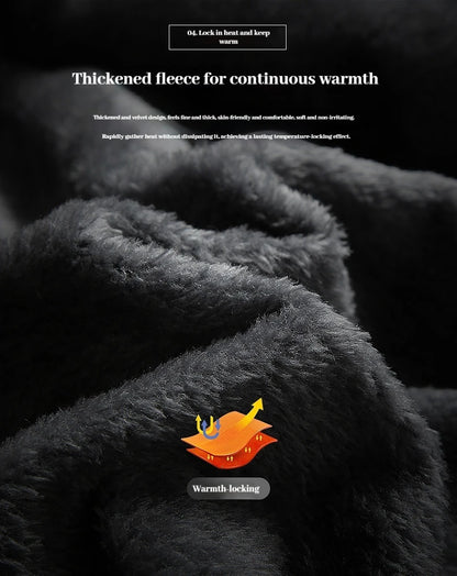 Winter New Waterproof Coat for Men, Winter with Added Velvet and Thick Warm Top, Men's Casual Loose Ski Jacket Jacket