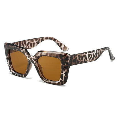 Fashion Vintage Large Frame Sunglasses Trendy Black Sunglasses for Men Women's Shades Sunglasses Travel UV400 Eye Protection