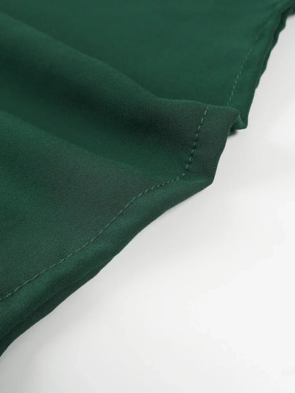 2025 Spring and Summer New Women's Casual Solid Colour Hanging Neck Sleeveless Wide-Leg Jumpsuit Best Choice for Summer