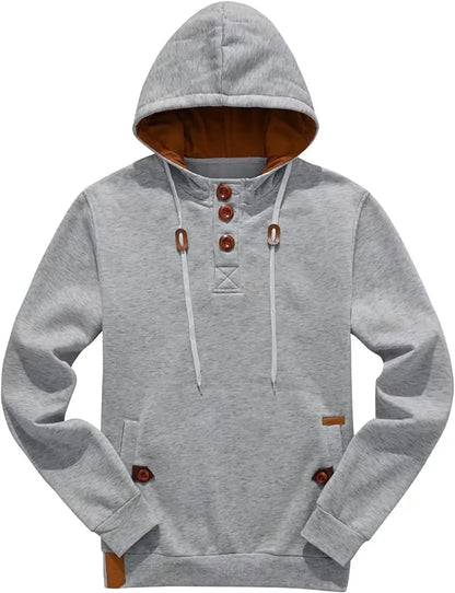 Men's Winter Soft Jackets Windbreak Coats Hooded Single Breasted Button Thick Casual Streetwear Fashion New Male Winter Clothing