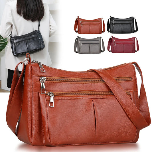Women's Bag 2024 Trend Korean Handbags Designer Luxury Brand Ladies Shoulder Bags Soft Leather Fashion Versatile Crossbody Bag