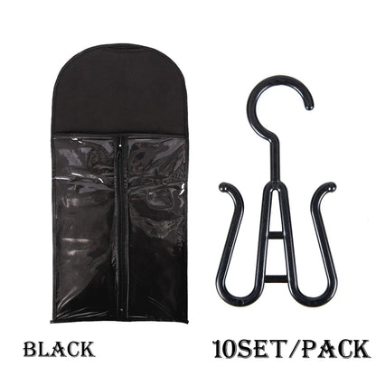 Wig Storage Bag Extra Long Hair Extension Storage Bag With Hanger For Wigs Hair Extensions Hairpiece Wig Bag With Wig Hanger