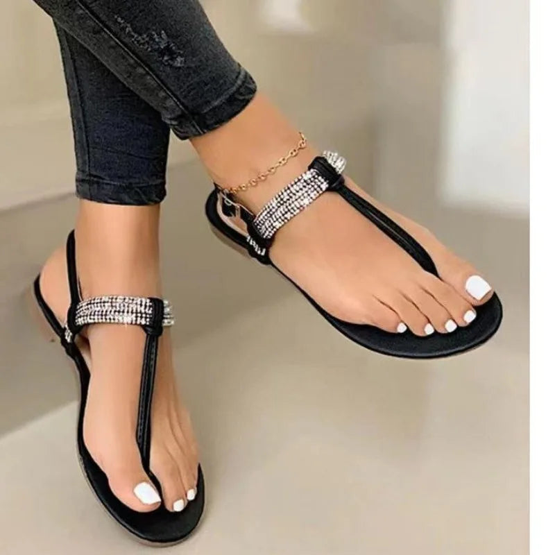 Summer Sandals for Women Casual Beach Shoes Outdoor Women's Flips Flops Sandals Ladies Plus Size Flat Shoes Zapatos Mujer