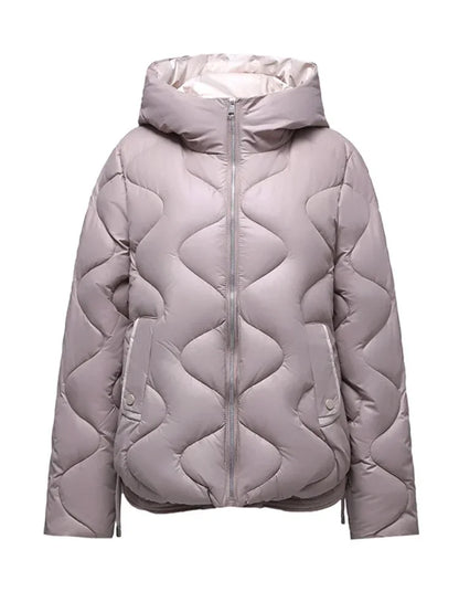 Winter Jacket Women New Outerwear Korean Clothes Women Coat Hooded Cotton Parkas Harajuku Ladies Quilted Coat Streetwear