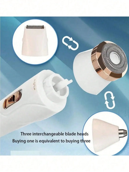 Rechargeable Lady Shaver Hair Remover Women Razor Cordless Facial Hair Remover Machine Bikini Trimmer Leg Electric Razor
