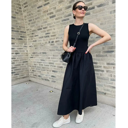 Dresses Summer Women's 2025 New Chic Slim Simple Elegant Holiday Dress Street Women's Comfortable Youth Dress