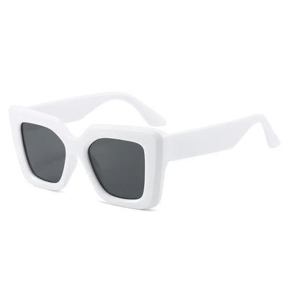 Fashion Vintage Large Frame Sunglasses Trendy Black Sunglasses for Men Women's Shades Sunglasses Travel UV400 Eye Protection
