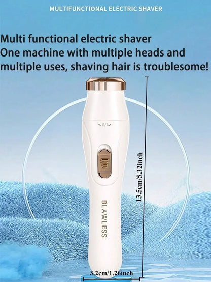 Rechargeable Lady Shaver Hair Remover Women Razor Cordless Facial Hair Remover Machine Bikini Trimmer Leg Electric Razor