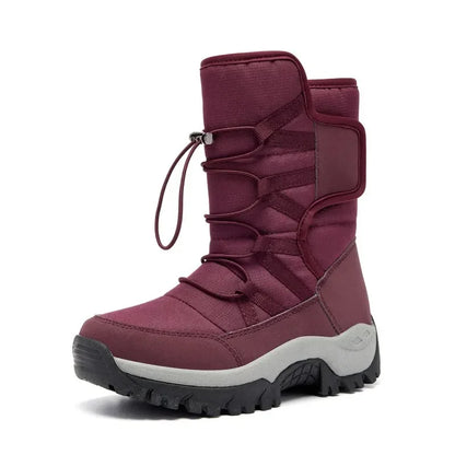 Winter Women Snow Boot Plush Fashion Ankle Boots High Top Waterproof Warm Fur Boots Platform
